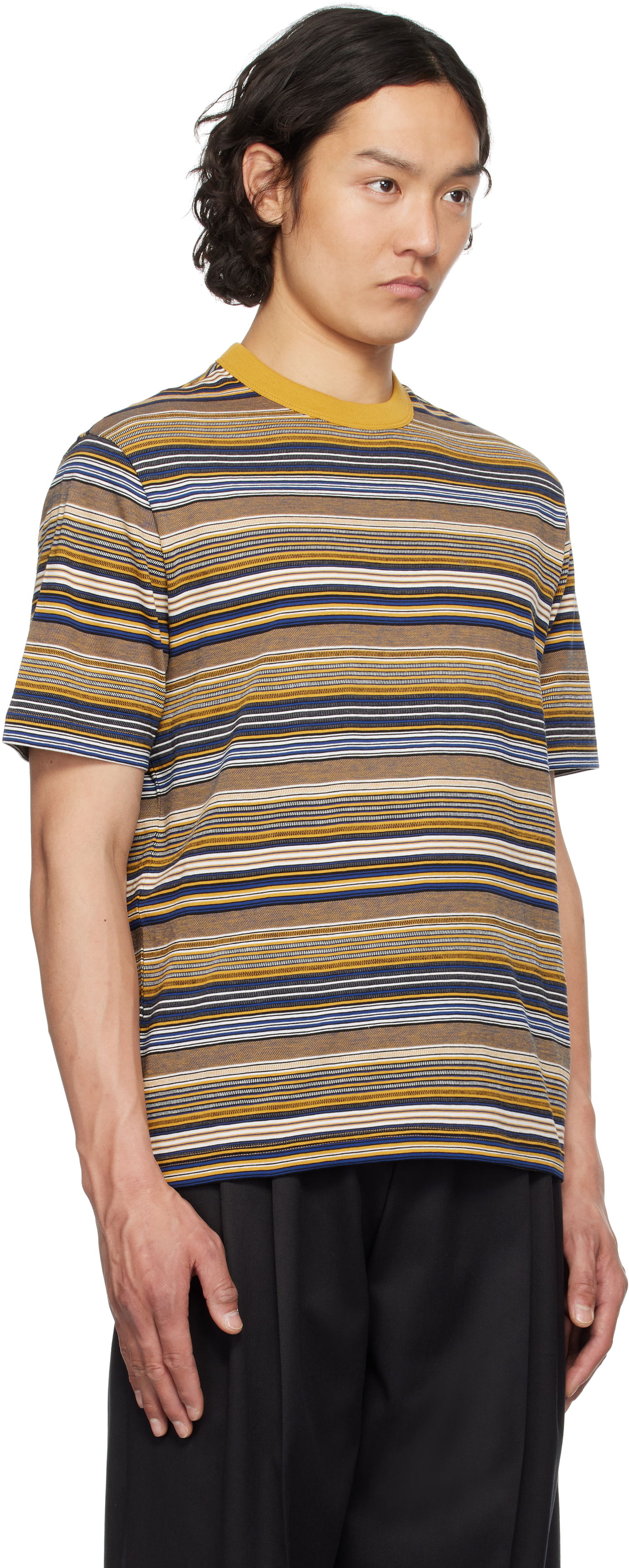 Tričko Paul Smith PS Paul Smith Striped Cotton T-Shirt Rôznofarebný | M2R-220X-P22272-62, 1
