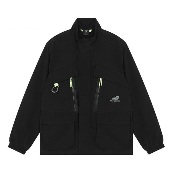 Vetrovka New Balance Fleece Lined Woven Jacket Čierna | AMJ21357-BK, 0