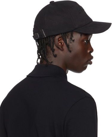 Šiltovka Balmain Cotton Baseball Cap Čierna | EH1XA231CD29, 2