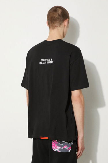 Tričko AAPE by A Bathing Ape AAPE Theme Graphic T-Shirt Čierna | AAPTEM1496XXM, 2