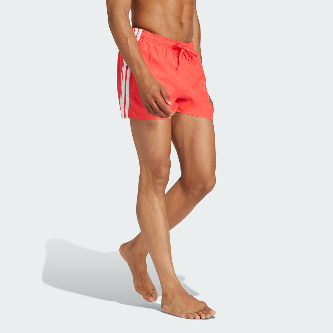 Plavky adidas Performance 3-Stripes Swim Shorts Červená | JD4233, 1