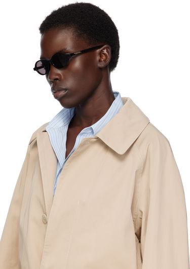 Slnečné okuliare Bottega Veneta Bottega Veneta Classic Oval Sunglasses Čierna | BV1388S-001, 3