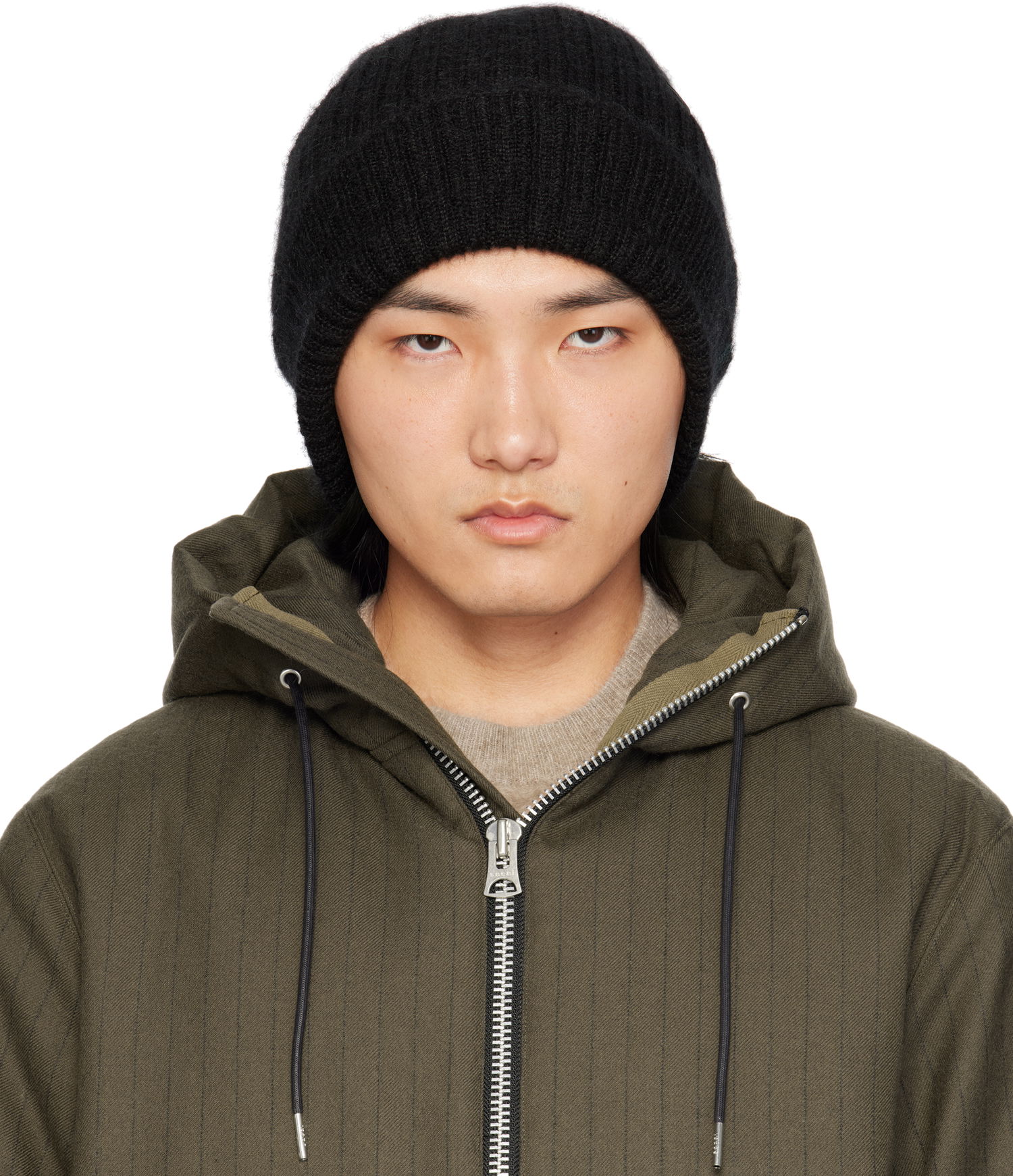 Kulicha sacai 'S' Mohair Beanie Čierna | 24-0843S, 0