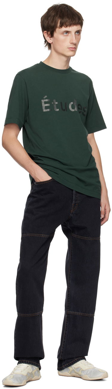 Tričko Études Wonder T-Shirt Zelené | H23MM112A01035, 3