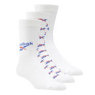 Ponožky Reebok CL FO Crew Sock 3P Biela | GG6684, 0