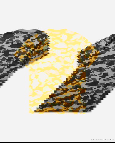 Tričko BAPE 1st Camo College T-Shirt Žltá | 1L80109008 YELLOW, 2