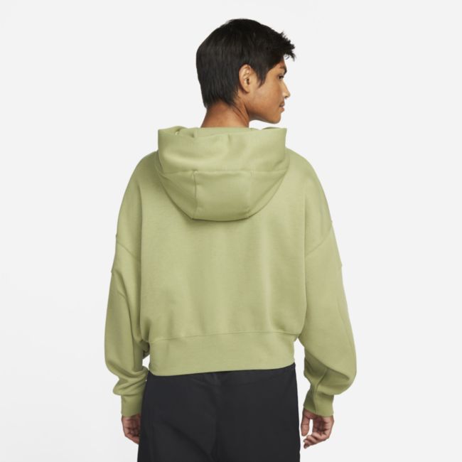 Sportswear Tech Fleece Over-Oversized Crop Pullover Hoodie