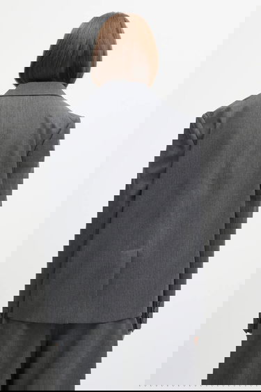 Bunda JW Anderson JW Anderson Double Breasted Tailored Blazer Šedá | JK0401.PG1821, 2