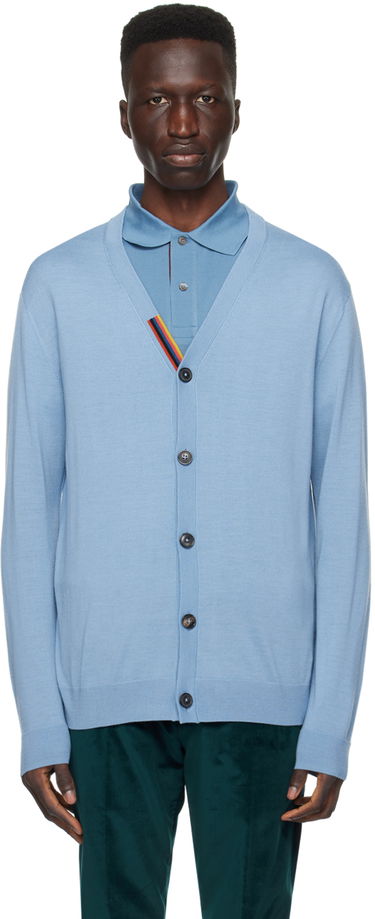 Sveter Paul Smith Paul Smith Striped Cardigan Modrá | M1R-122X-L02094-41, 0