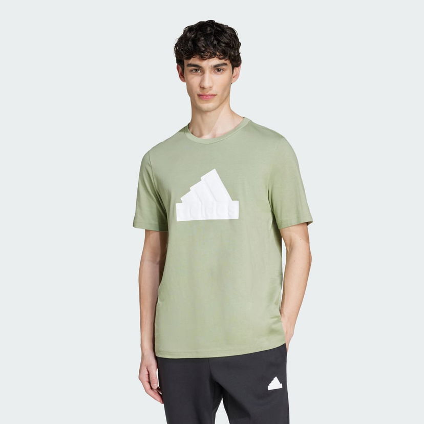 Tričko adidas Performance Future Icons Badge of Sport Tee Zelené | IY7716
