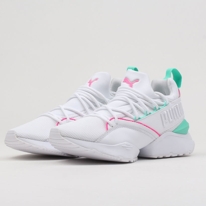 Tenisky a topánky Puma Muse Maia Street 1 Wn's white - knockout pink Biela | 367355 02