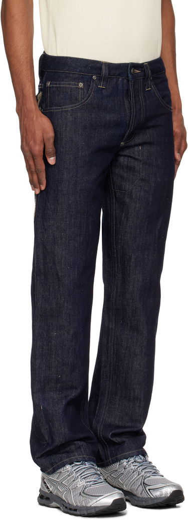 Džínsy Maharishi Maharishi 6060 Dragon Hemp Denim Jeans Modrá | 6060, 1