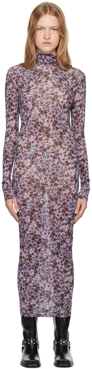Šaty ISABEL MARANT Vanessa Midi Dress Fialová | RO0579FA-B3K02I, 0