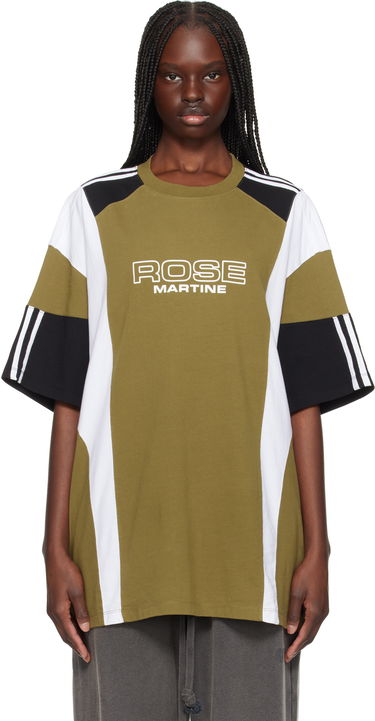 Tričko Martine Rose Martine Rose Oversized Panelled T-Shirt Zelené | 630JE01411D, 0
