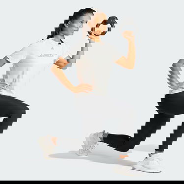 Tričko adidas Performance Les Mills Graphic T-Shirt Biela | IS2362, 4
