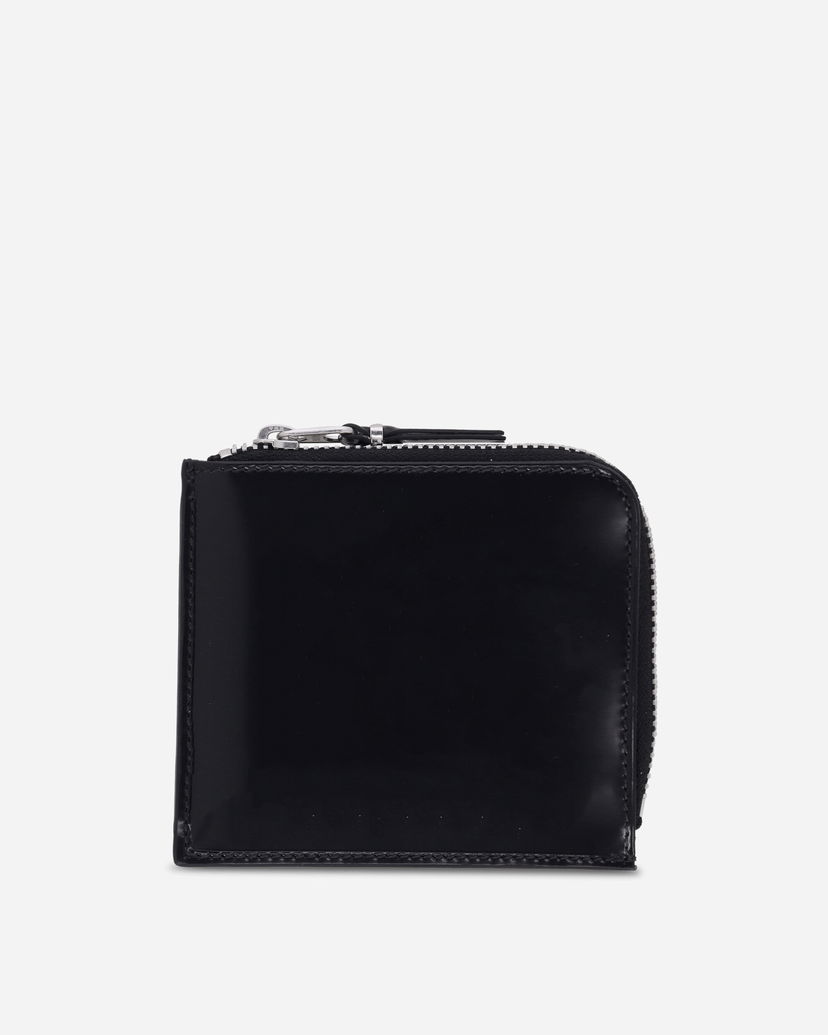 Peňaženka COMME des GARÇONS Mirror Inside Zip Around Wallet Čierna | SA3100MI SIL