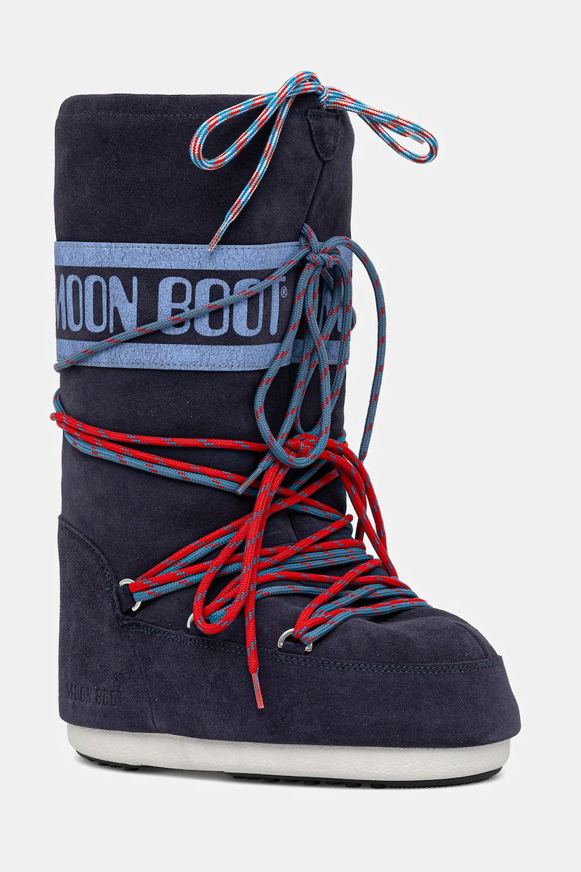 Tenisky a topánky Moon Boot ICON Suede Laces Navy | 80D1403050.F017