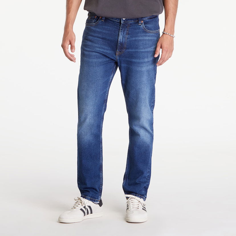 Džínsy Tommy Hilfiger Dad Regular Tapered Jeans Denim Dark Modrá | DM0DM20177 1BK