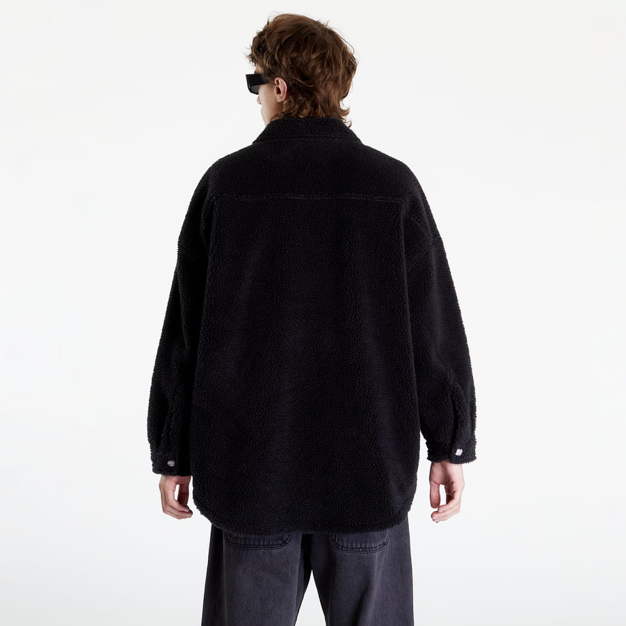 Bunda Tommy Hilfiger Jacket Oversized Sherpa Čierna | DW0DW14458 BDS, 1