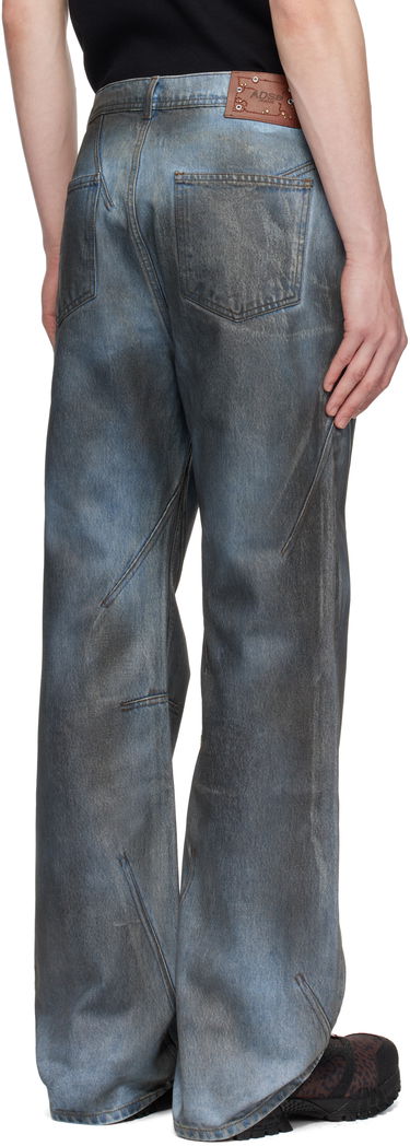 Džínsy Andersson Bell Andersson Bell Dirty Spray Washed Wide Leg Jeans Modrá | apa815m, 2