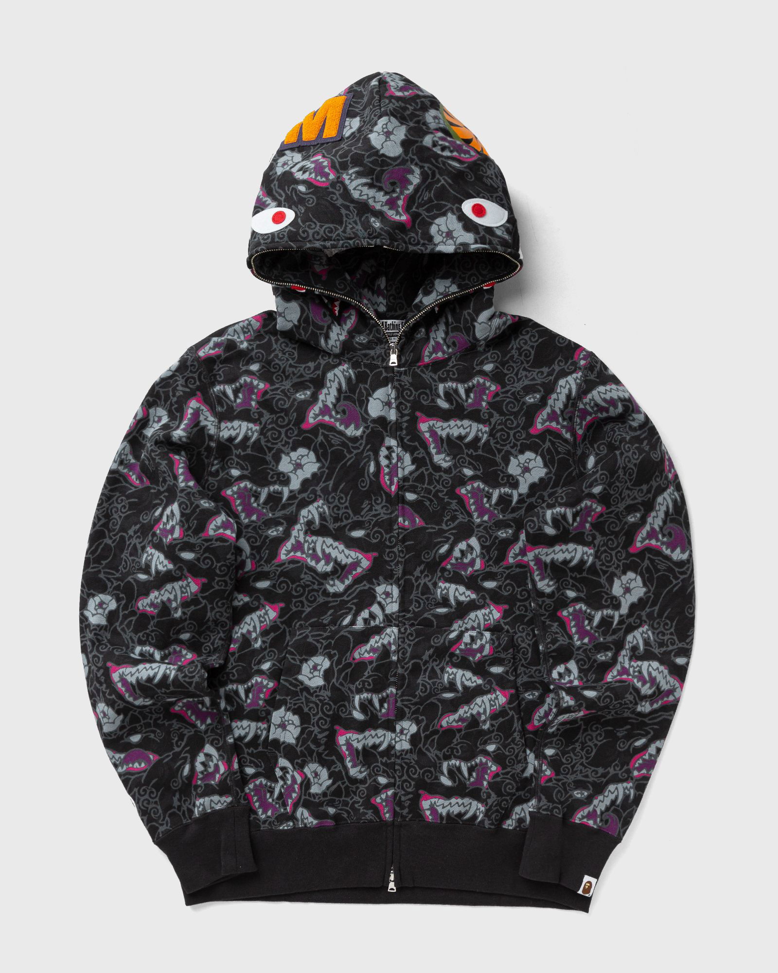 Tattoo Camo Shark Full-Zip Hoodie