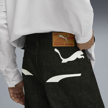 Džínsy Puma A$AP ROCKY Wide Leg Printed Denim Pants Čierna | 633396_01, 1