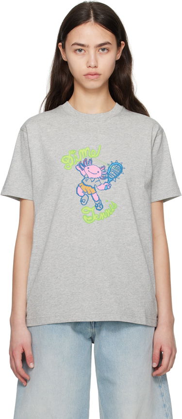 Tričko Dime Dime Axolotl Graphic T-Shirt Šedá | DIME2SP2551GRY, 0