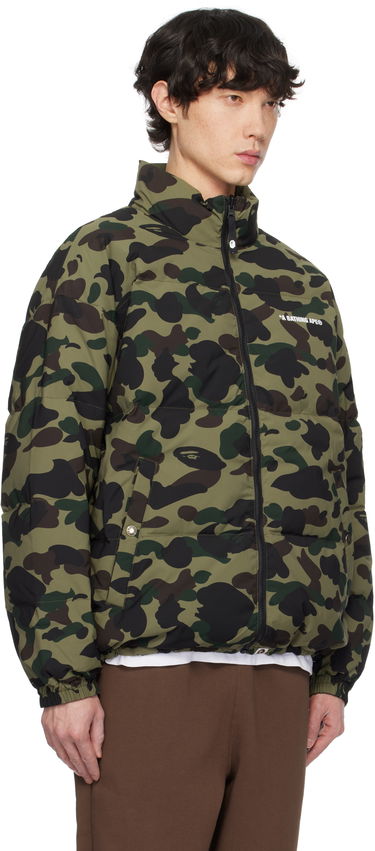 Bunda BAPE Camo Reversible Down Jacket Zelené | 001DNK801009M, 1