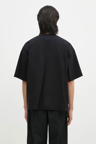 Tričko VETEMENTS Oval Logo Cropped Boxy T-Shirt Čierna | UA66TR600BB, 2