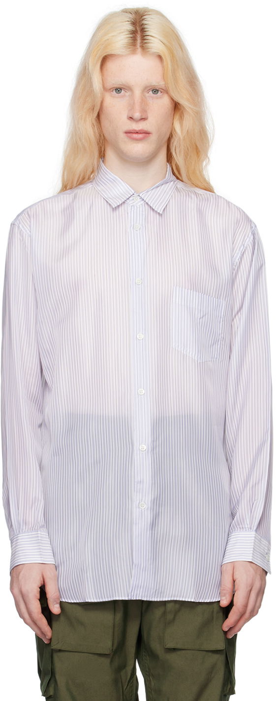 Košeľa Comme des Garçons Striped Shirt Biela | FZ-B142-051, 0
