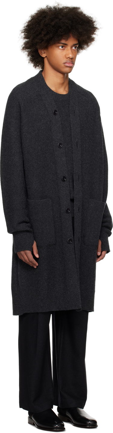 Sveter LEMAIRE Long Knit Cardigan Šedá | TO1256 LK1026, 4