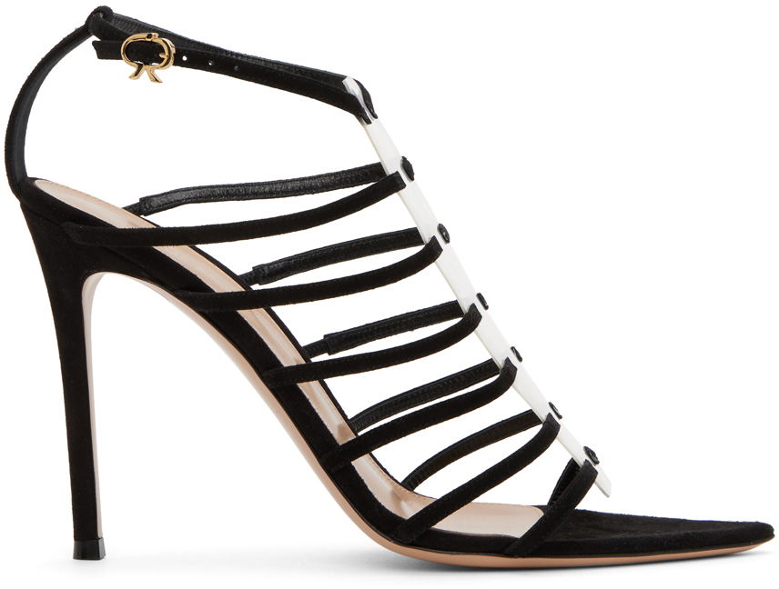 Gianvito Rossi Suede Heeled Sandals