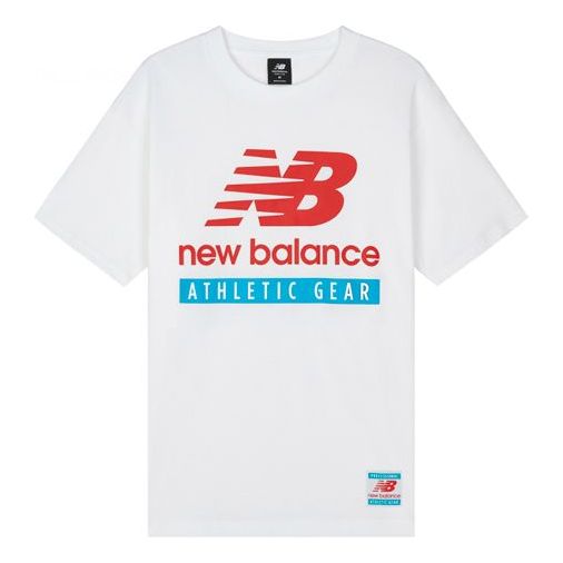 Tričko New Balance Essentials Logo Tee Biela | AMT11517-WT