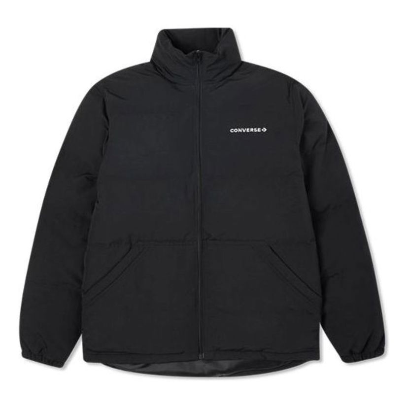 Prešívaná bunda Converse Core Puffer Jacket Čierna | 10021946-A03