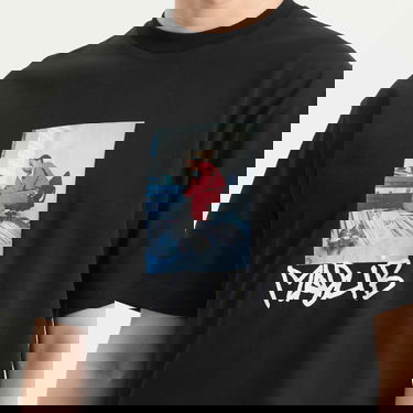 Tričko Butter Goods Madlib Bomb Shelter T-Shirt Čierna | BGMAD100-BLK, 5