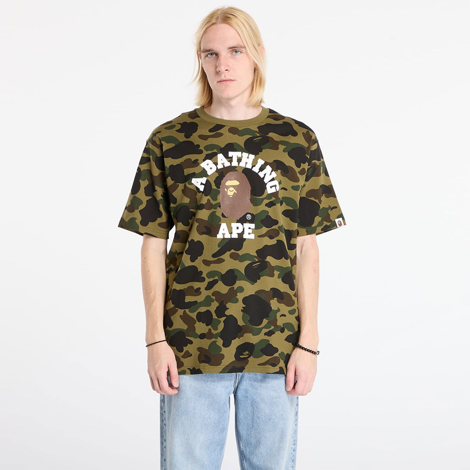 Tričko BAPE 1St Camo College Tee XXL Rôznofarebný | 001CSL801008MGRN, 0