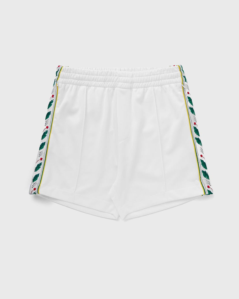 Šortky Casablanca SEASONAL LAUREL TRACK SHORTS Biela | MS24-JTR-167-01