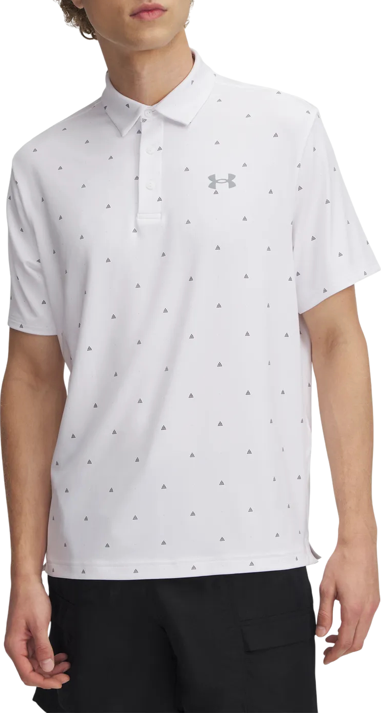 Polo tričko Under Armour Under Armour Playoff 3.0 Printed Polo Shirt Biela | 1378677-120