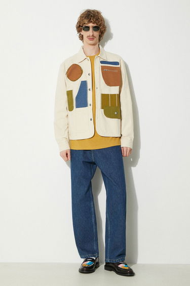 Bunda MARKET Workstations Overshirt Jacket Béžová | 406124002, 1