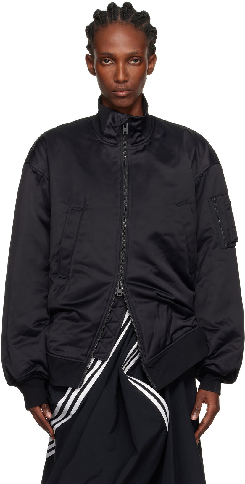 Bomber bunda Y-3 Y-3 Bomber Jacket Čierna | JX2292