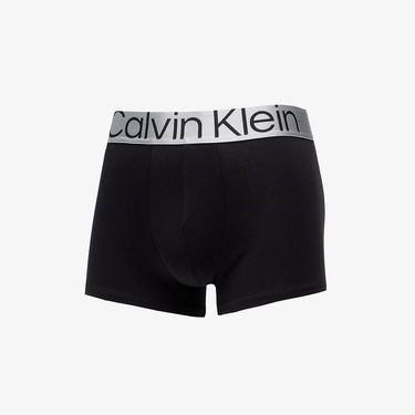 Boxerky CALVIN KLEIN Reconsidered Steel Cotton Trunk 3-Pack Čierna | NB3130A 7V1, 0