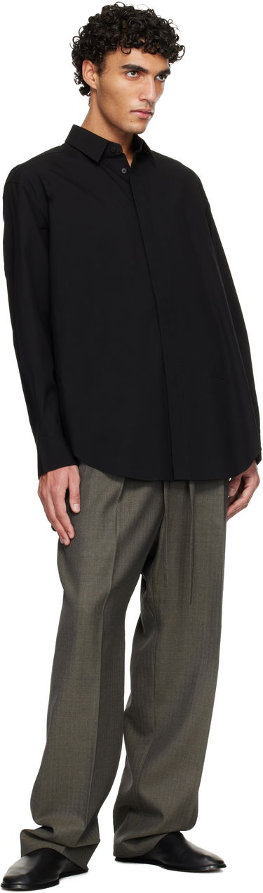 Košeľa Fear of God Cotton Wool Oxford Classic Shirt Čierna | FG25FW60-606OXF-001, 3