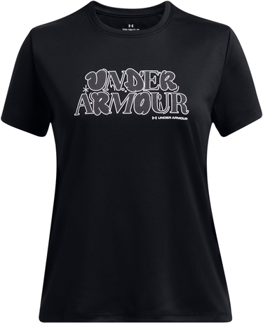 Tričko Under Armour UA Tech Wordmark Short Sleeve T-Shirt Čierna | 1389759-001, 0