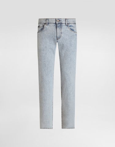 Džínsy Dolce & Gabbana Dolce & Gabbana Slim-Fit Stretch Jeans Modrá | GY07CDG8MV2S9001, 0