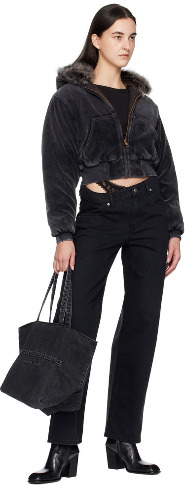 Tote bag Alexander Wang Alexander Wang Punch Denim Tote Čierna | 20125T30T, 3