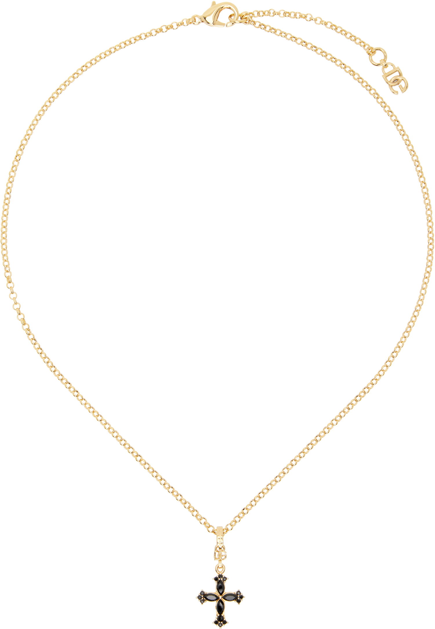 Náhrdelník Dolce & Gabbana Dolce&Gabbana Cross Pendant Necklace Metalická | WNQ4S2 W1111, 0
