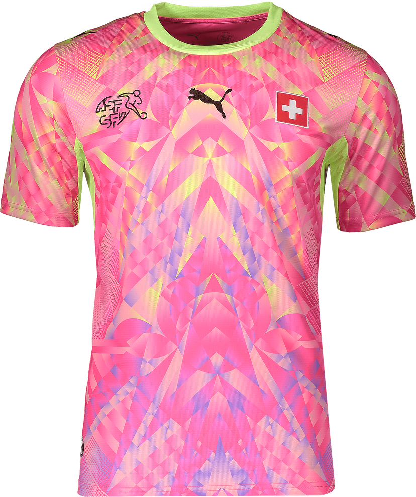 Dres Puma Switzerland Replica Concept Geometric Goalkeeper Jersey 2026 Rôznofarebný | 783612-90