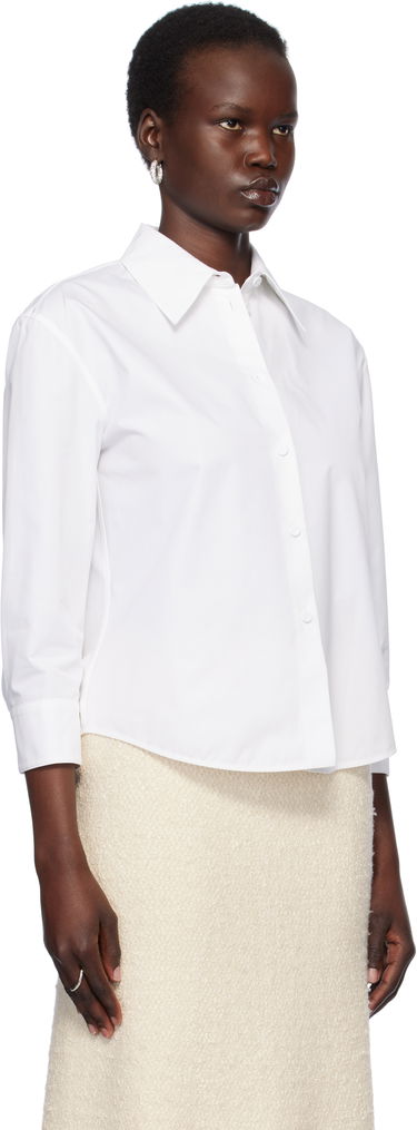 Košeľa Jil Sander Cropped Button-Up Shirt Biela | J02DL0205_J45002, 1