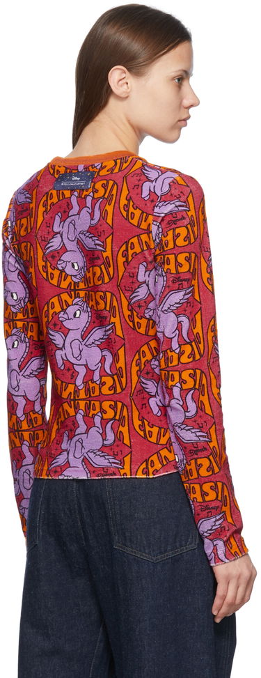 Sveter Stella McCartney Stella McCartney Fantasia Pegasus Long Sleeve T-Shirt Červená | 6J00373SNP39, 2