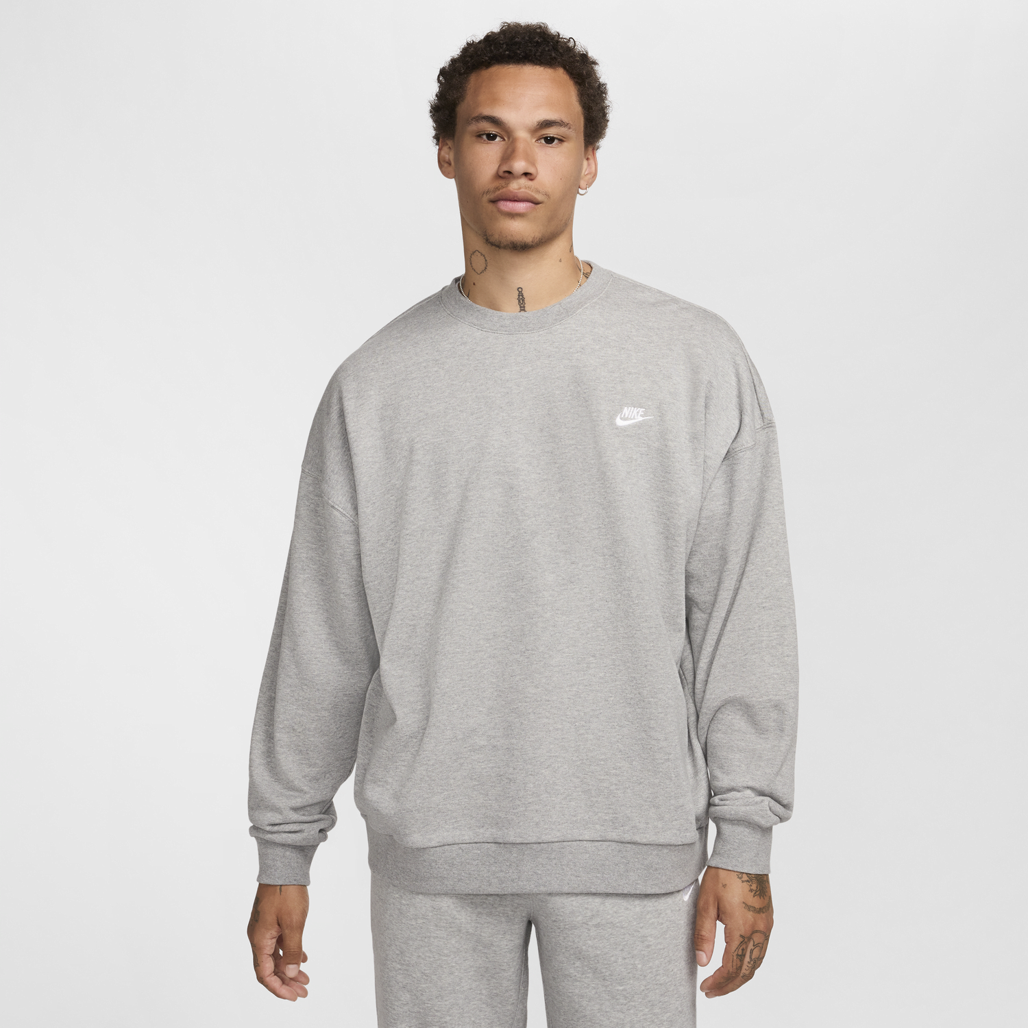 Mikina Nike Club Fleece Šedá | HJ1819-063, 0